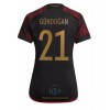 Maglia ufficiale Germania Ilkay Gundogan 21 Trasferta Mondiali 2022 per Donna